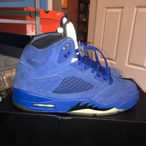 Air Jordan 5 Blue Suede